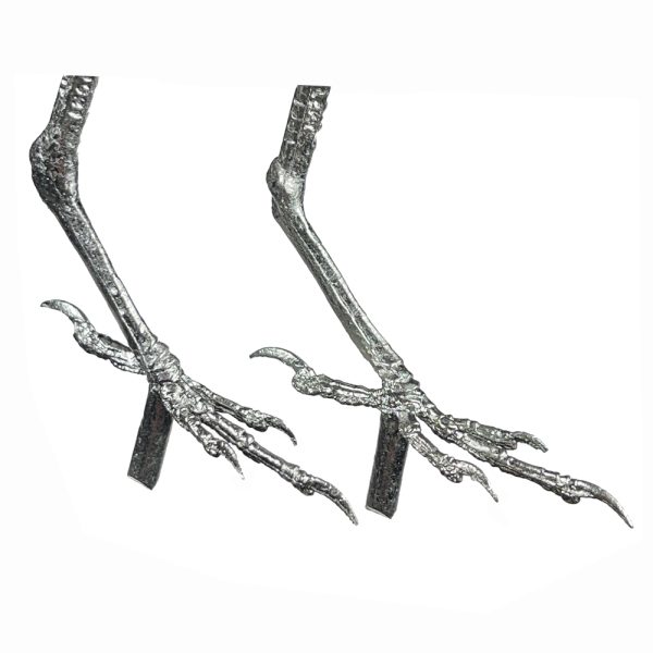 Pewter Bird Feet - Suitable for Greenfinch and Hawfinch