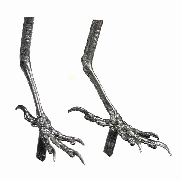 Pewter Bird Feet - Suitable for Waxing and Hawfinch