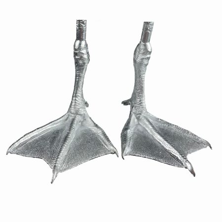 Pewter Bird Feet Teal