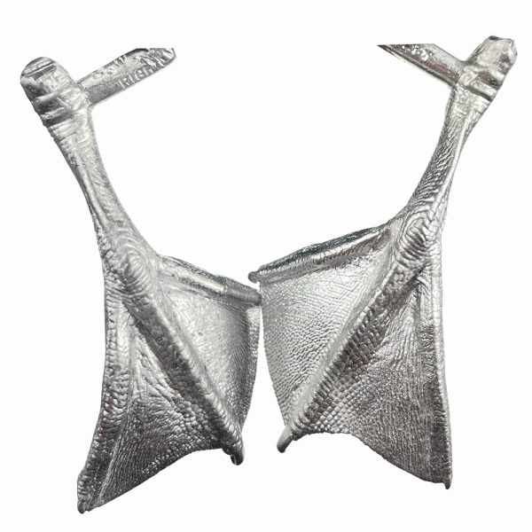 Pewter Bird Feet - Suitable for Teal - Floating/retracted