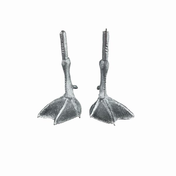 Pewter Bird Feet - Suitable for Mini Duck and Goose