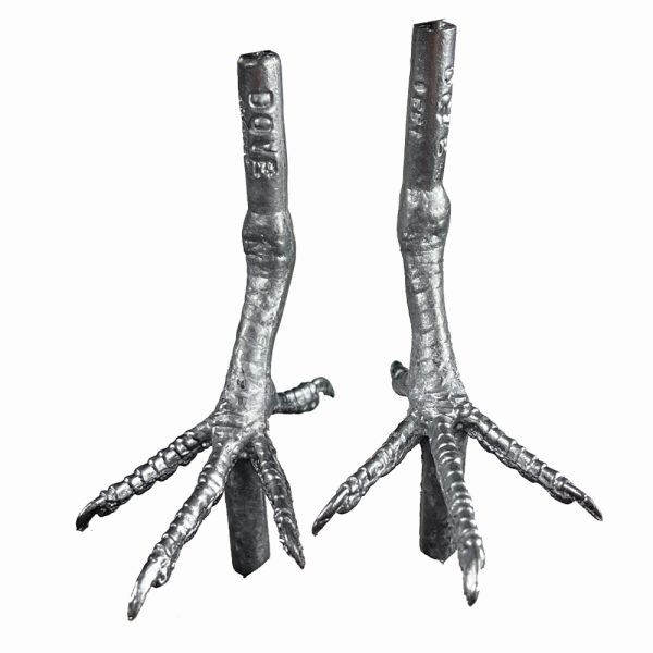 Pewter Bird Feet - Suitable for Woodpigeon and Dove