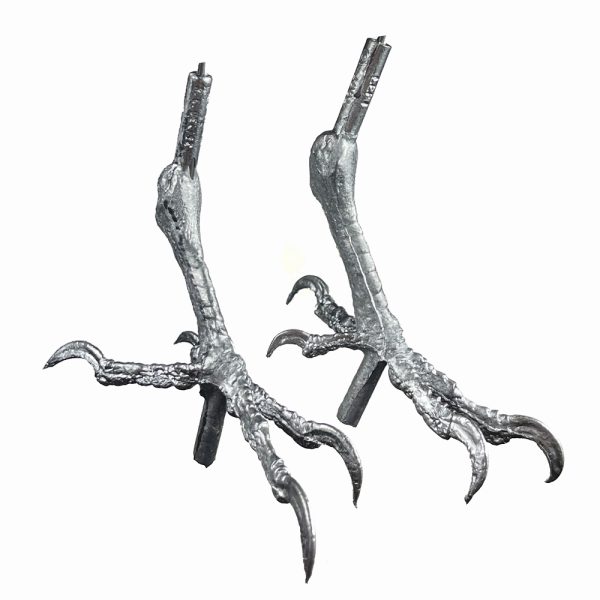 Pewter Bird Feet - Suitable for  Green Woodpecker