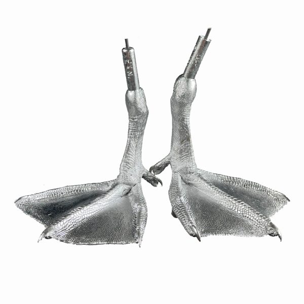 Pewter Bird Feet - Suitable for Pintail