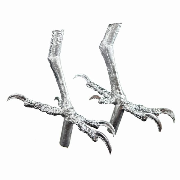 Pewter Bird Feet - Suitable for Greater Spotted Woodpecker