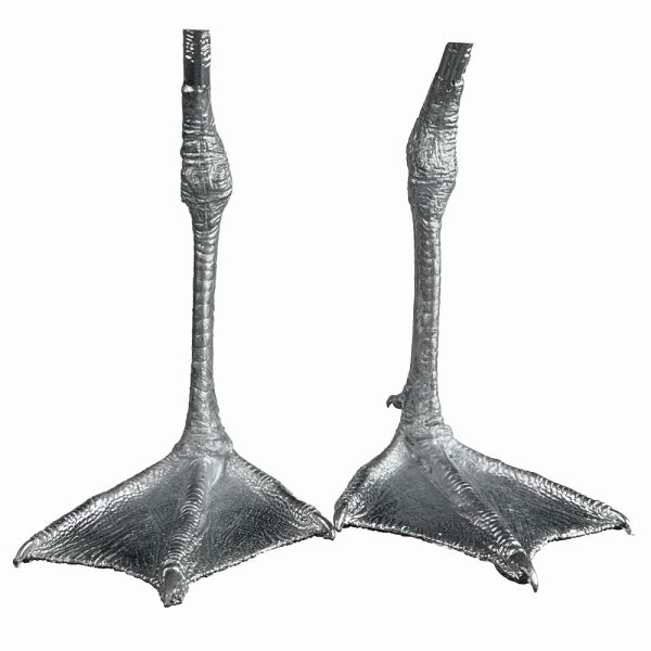 Pewter Bird Feet - Suitable for Kittiwake Gull