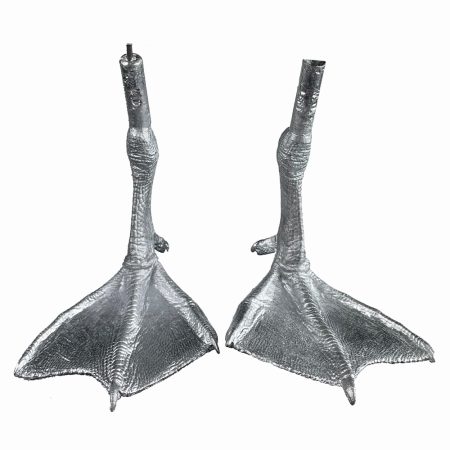 Pewter Bird Feet Mandarin Duck