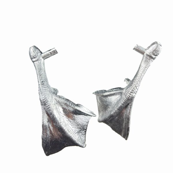 Pewter Bird Feet - Suitable for Mandarin Duck - Floating