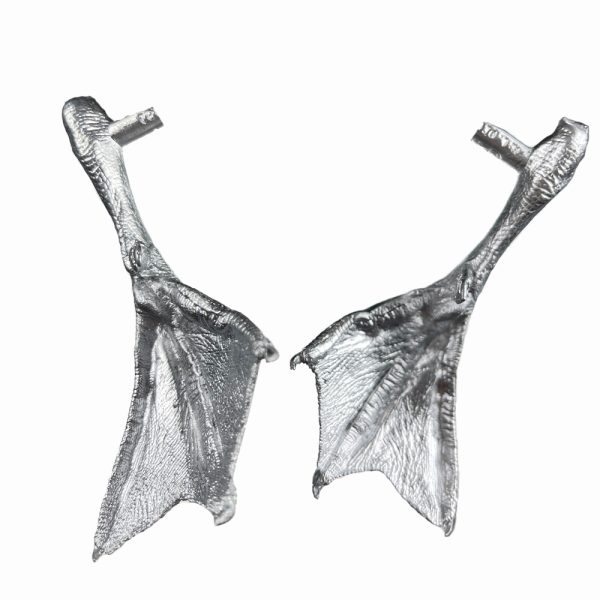 Pewter Bird Feet - Suitable for Mandarin Duck - Floating - Image 2