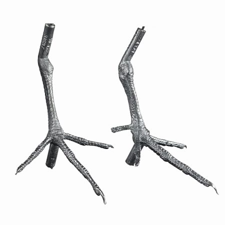 Pewter Bird Feet Woodcock