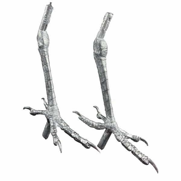 Pewter Bird Feet - Suitable for Roadrunner
