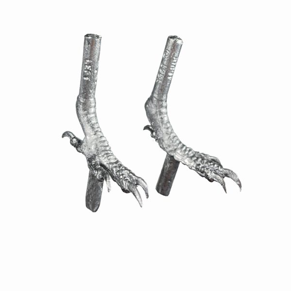 Pewter Bird Feet - Suitable for Kingfisher