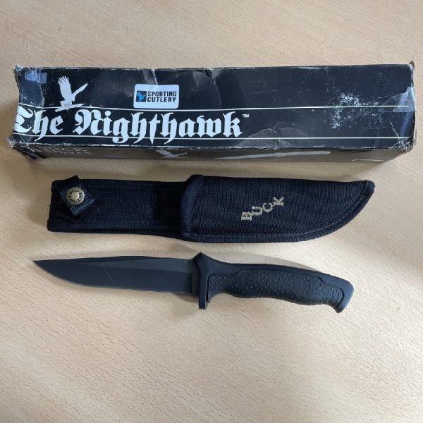 Original & Rare - 1994 BUCK 650 Nighthawk with Cordura Sheath - Made in the USA - Image 6