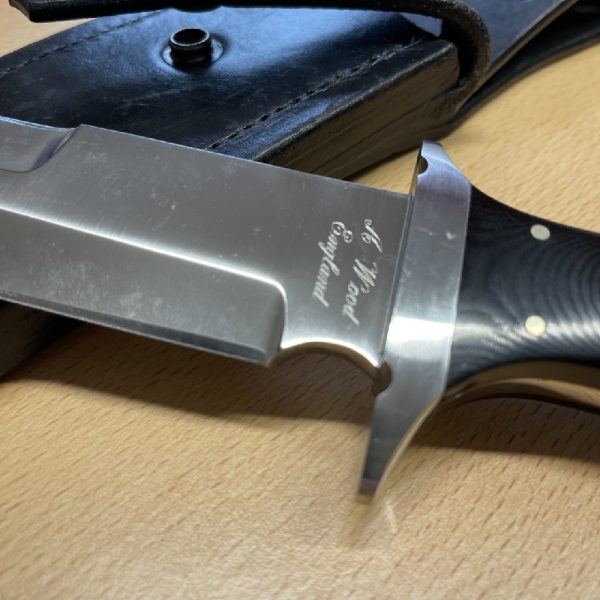 Rare and Fine - Alan Wood Full Tang Sheath Knife - The Equaliser