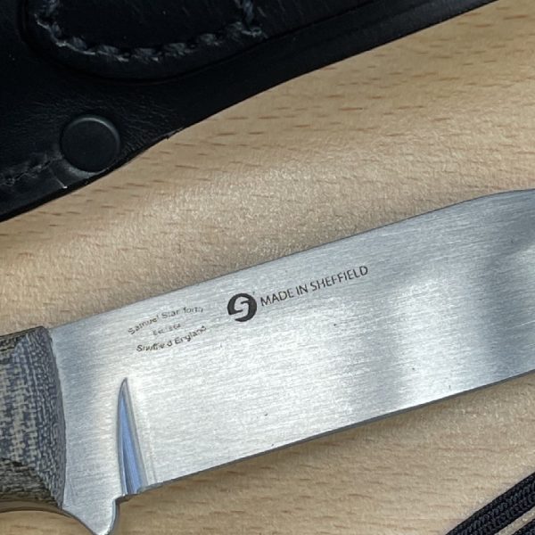 John Campbell - Arizona Trapper - Bushman Knife in Leather Case - Image 2