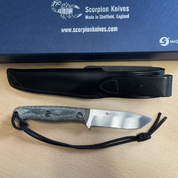 John Campbell - Arizona Trapper - Bushman Knife in Leather Case - Image 3