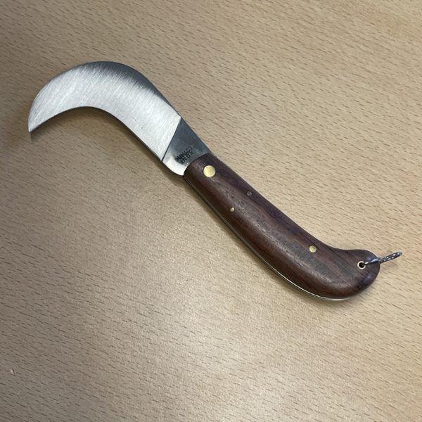 Fox Knives of Italy Hardwood Full Pruning Knife.