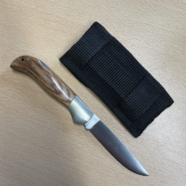 Fox Knife - Folding Forest 500 with Oak Wood Handle - Image 2