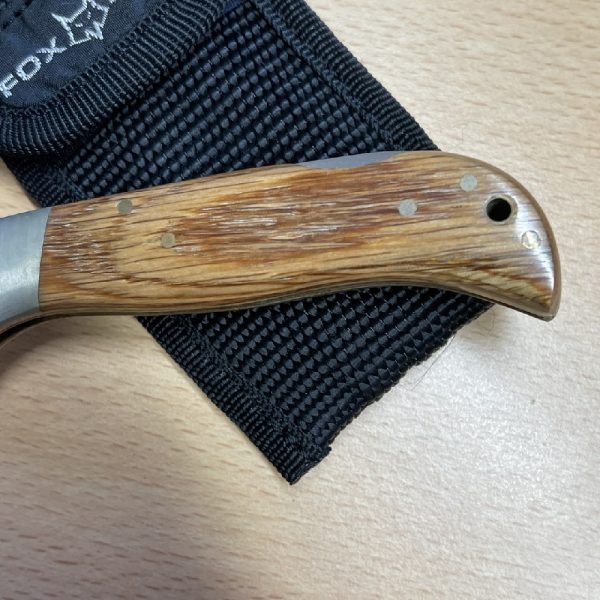 Fox Knife - Folding Forest 500 with Oak Wood Handle - Image 3
