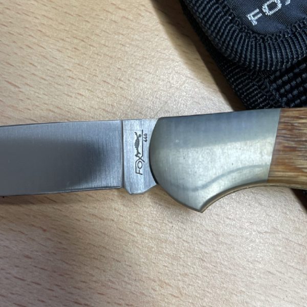 Fox Knife - Folding Forest 500 with Oak Wood Handle - Image 4