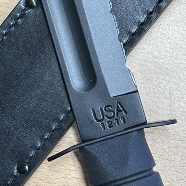 Ka-Bar Knives Utillity Knife 02-1212 - Part Serrated Edge - with Leather Sheath - Image 6