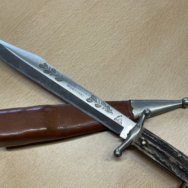Herbertz Berlangerungsdolch Stag Folding Bowie Knife - Image 3