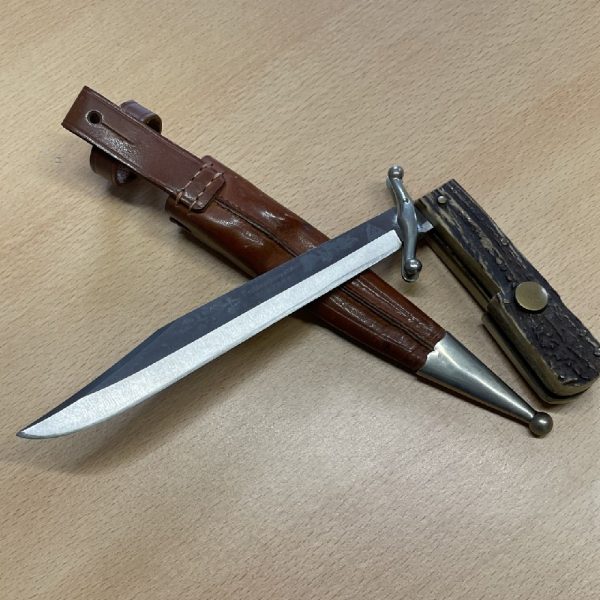 Herbertz Berlangerungsdolch Stag Folding Bowie Knife