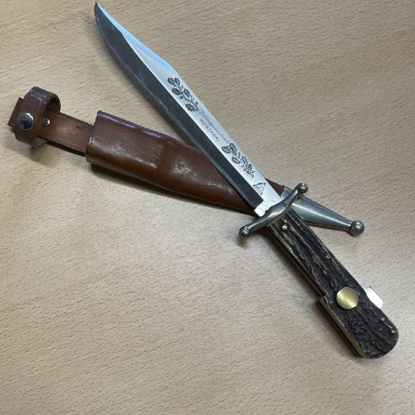 Herbertz Berlangerungsdolch Stag Folding Bowie Knife - Image 6