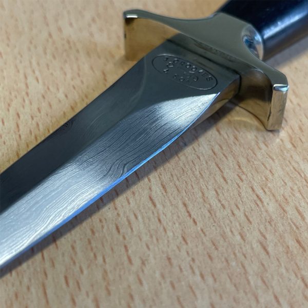 J. Crookes Boot Knife Style Damascus steel blade - Image 5
