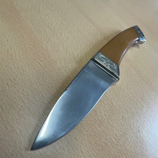 Tony Jones Fixed Blade with Micarta Handle - Image 3