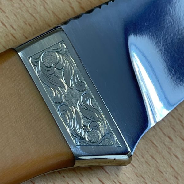 Tony Jones Fixed Blade with Micarta Handle - Image 6