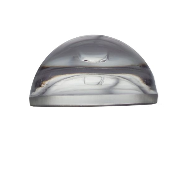 Transparent Glass Oval Pupil Dome Shape Blank Eyes - Image 2