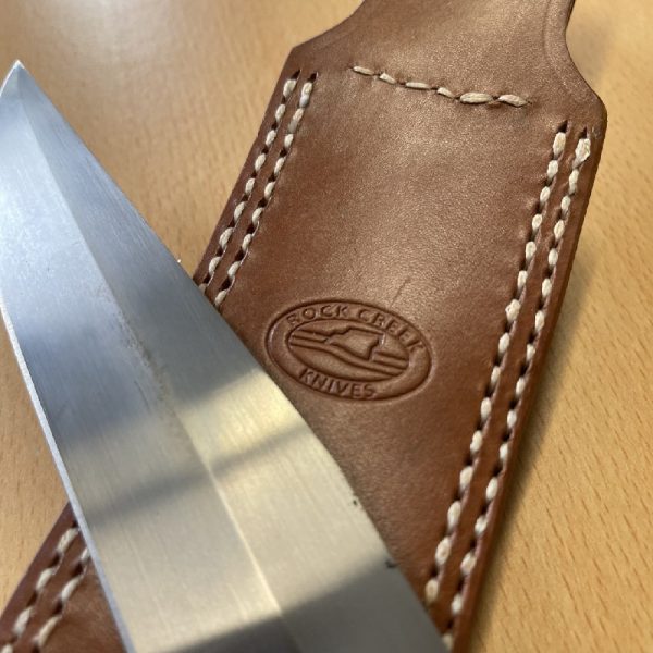 Rock Creek - Grizzly 1 Bowie Knife with Stag Handle & Leather Sheath - Image 9