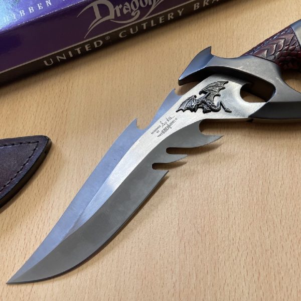 Master Knifemaker Gil Hibben Design - Dragon Lord - Original1996 Edition with Box & Sheath - Image 4