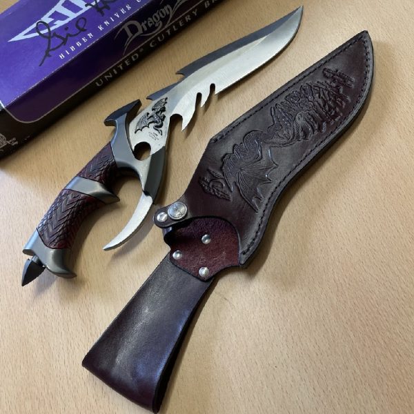 Master Knifemaker Gil Hibben Design - Dragon Lord - Original1996 Edition with Box & Sheath - Image 7