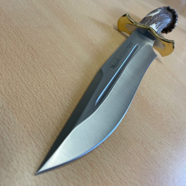 Muela Magnum - Bowie Knife with Stag Antler Handle & Leather Sheath - Made In Spain - Image 4