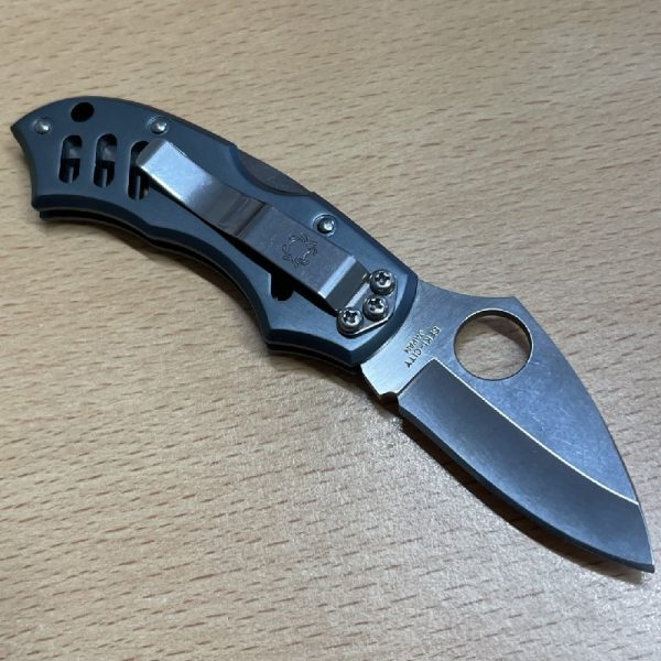 Spyderco Navigator - Almite with slotted handle - Plain Edge C62BL - Image 3