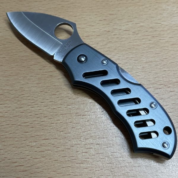 Spyderco Navigator - Almite with slotted handle - Plain Edge C62BL - Image 2