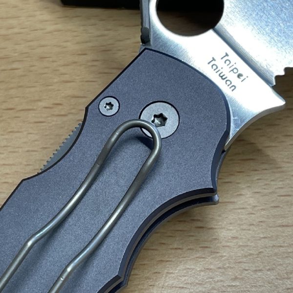 Spyderco Salsa - C71TN - Plain & Serrated Deep Blade - Chilli Pepper Laser Cut Handle - Image 5