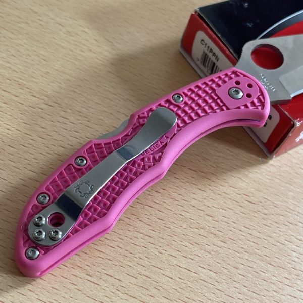 Spyderco Limited 2008 Production - Delica 4 in Pink - C11PPN - Image 6