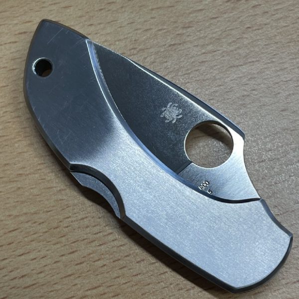 Spyderco Dragonfly - C28 Stainless Steel Handle - Plain Edge - Image 3