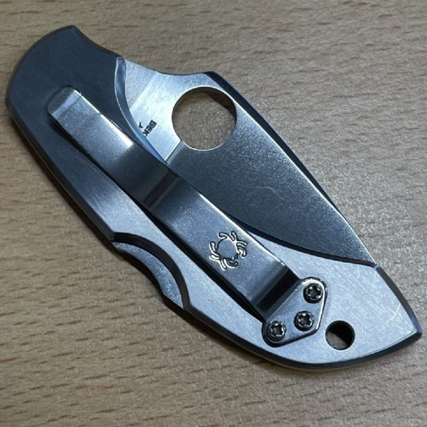 Spyderco Dragonfly - C28 Stainless Steel Handle - Plain Edge - Image 4