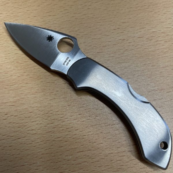 Spyderco Dragonfly - C28 Stainless Steel Handle - Plain Edge