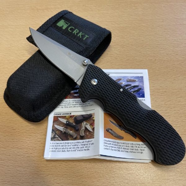 CRKT Cascade Plain Edge with Cordura Sheath