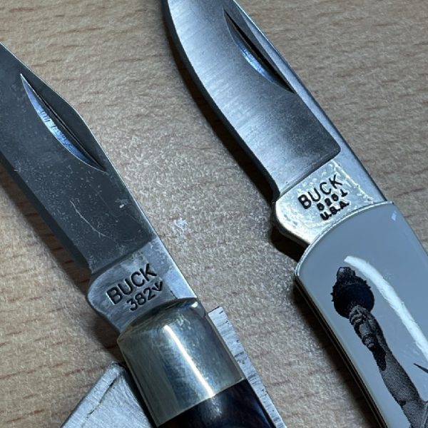 Buck Trapper B382-BRW-0 and Buck Liberty B525-LB-0 both Boxed and Unused - Image 5