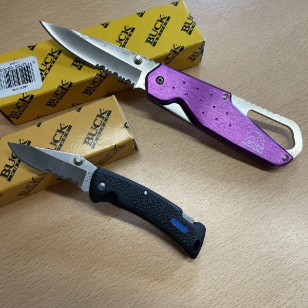 Buck Whittaker Approach B751-PLX-0 and Buck Mini Protege B455-FX-0  both Boxed and Unused