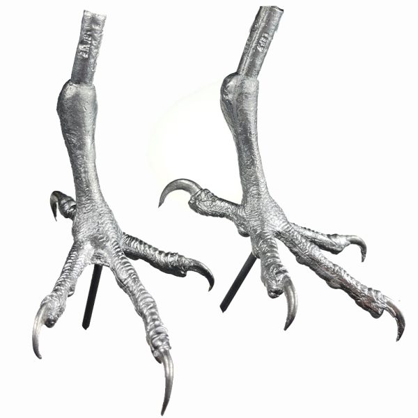 Pewter Bird Feet - Suitable for Peregrine Falcon