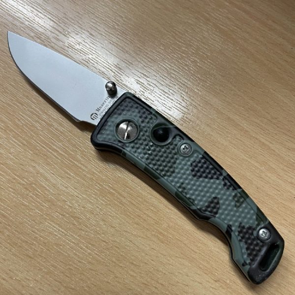 Maserin Folding Knife - Model 460.MS in Green Camo - Image 2