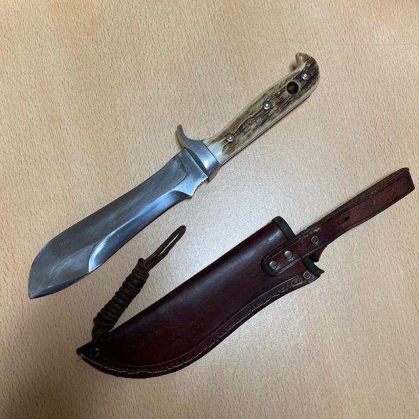 Vintage Puma White Hunter possibly an Automesser - Antler Handle - early. - Image 2