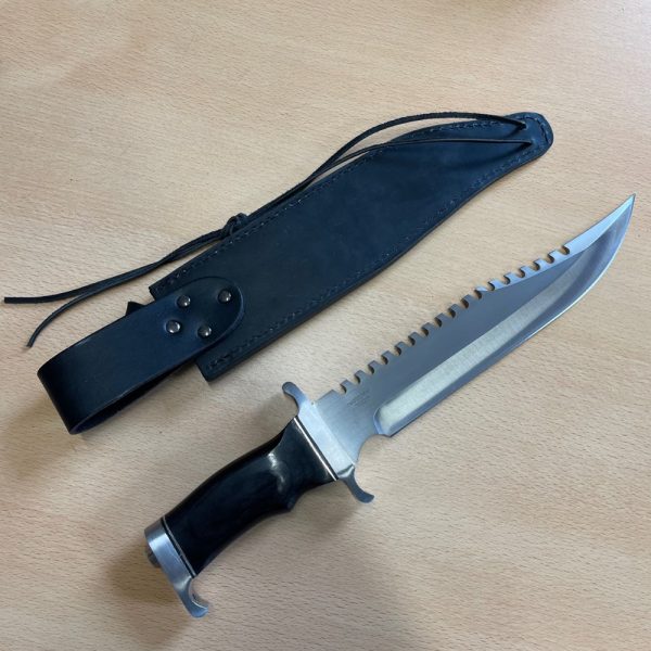 Gil Hibben Survivor Bowie Knife & Sheath - Image 2